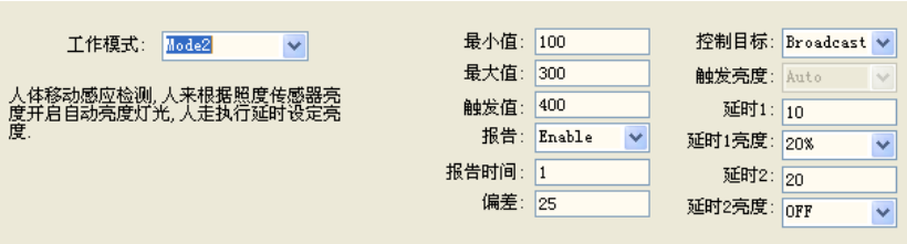 DALI人体传感器设置